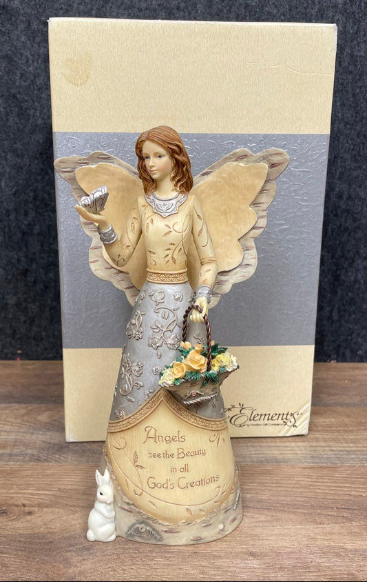 2007 Elements Pavilion Angel Figurine Beauty 039 God's Creations Butterfly