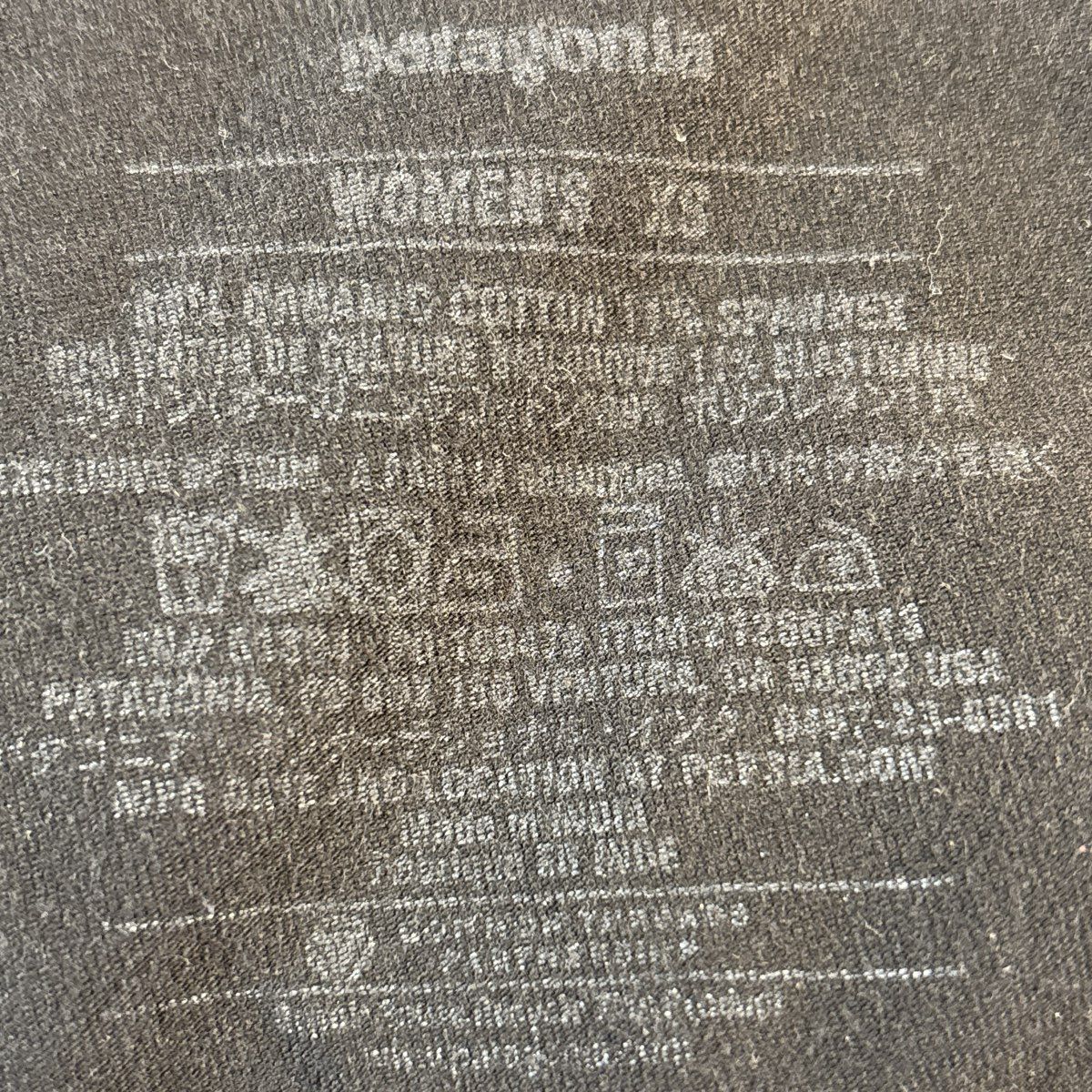 Patagonia Women's Serenity Black Organic Cotton Stretch Flare Yoga Pants Sz XS