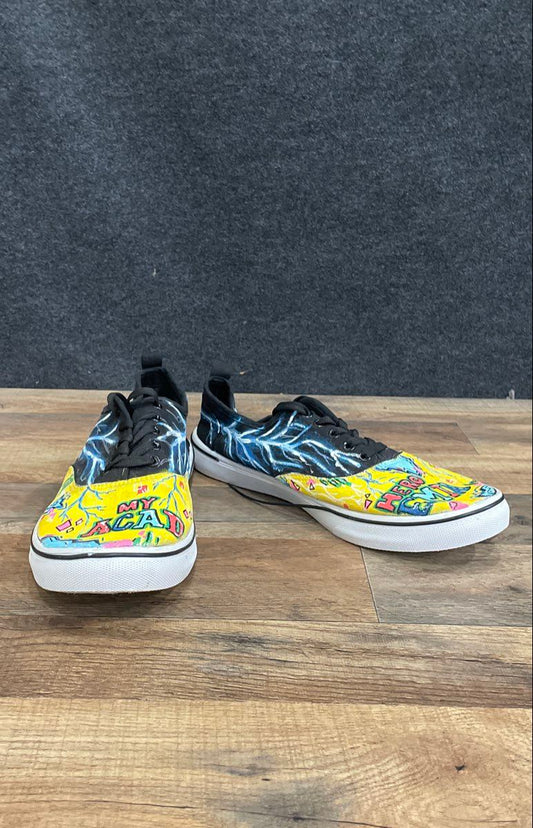 My Hero Academia Graphic Canvas Low Top Sneakers Yellow Black Size 12