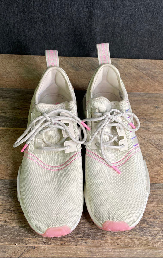 Adidas NMD_R1 V3 Cloud White Clear Pink Running Shoes Womens Size 9.5
