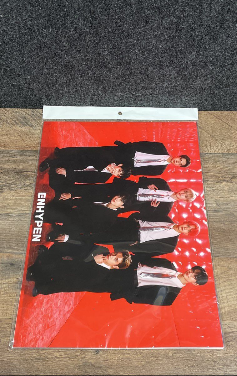 Enhypen Photo Poster & Sticker Sheet Set K-Pop Memorabilia Sealed Big Size Korea