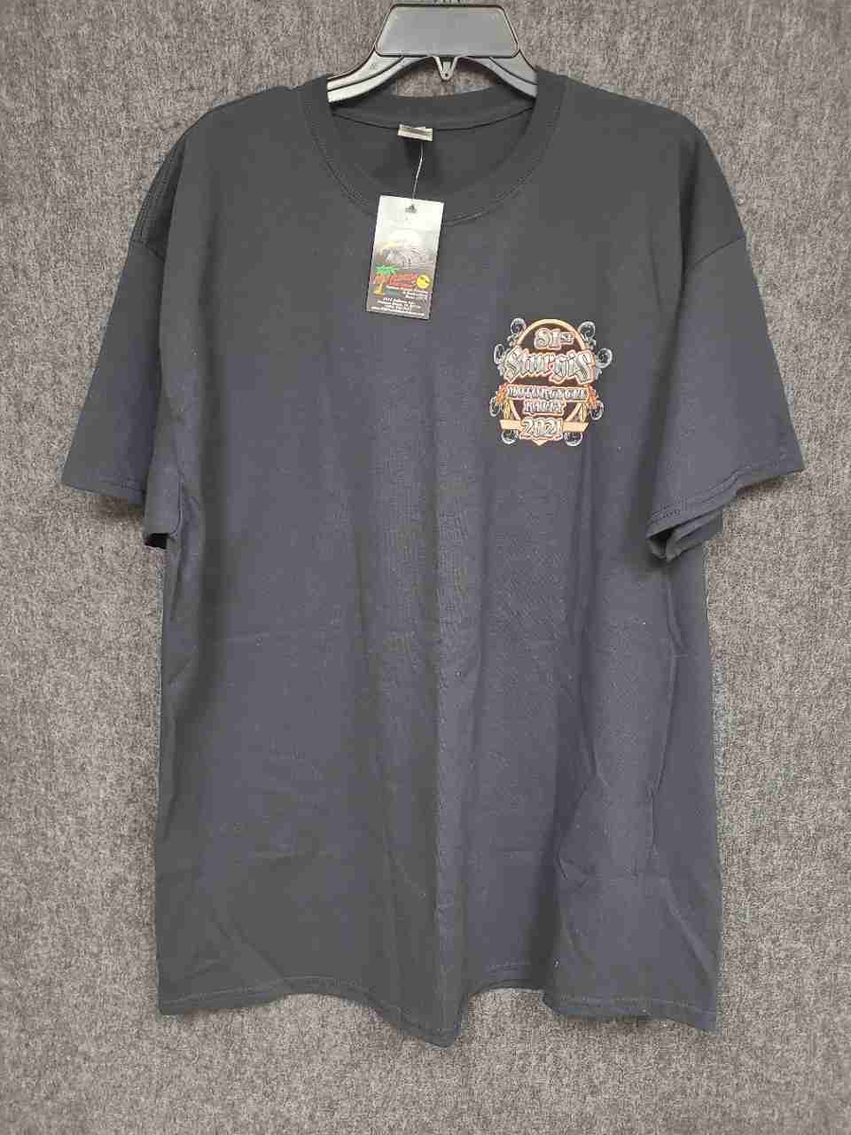 Gildan 81st Annual Sturgis Motorcycle Rally 2021 T-Shirt Mount Rushmore XL