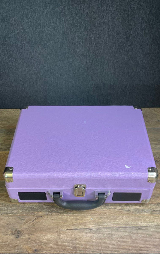 Jorlai J-TT300-PP Portable Suitcase Record Player 3-Speed Turntable Bluetooth