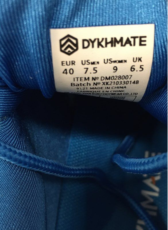 DYKHMATE DM028007 Blue Athletic Running Shoes Sneakers Men's Size 7.5