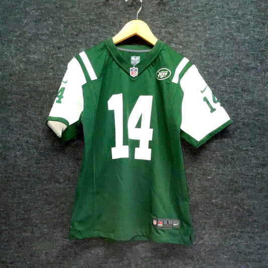 Nike NFL Youth NY Jets Sam Darnold #14 Jersey Green Sz L 14/16