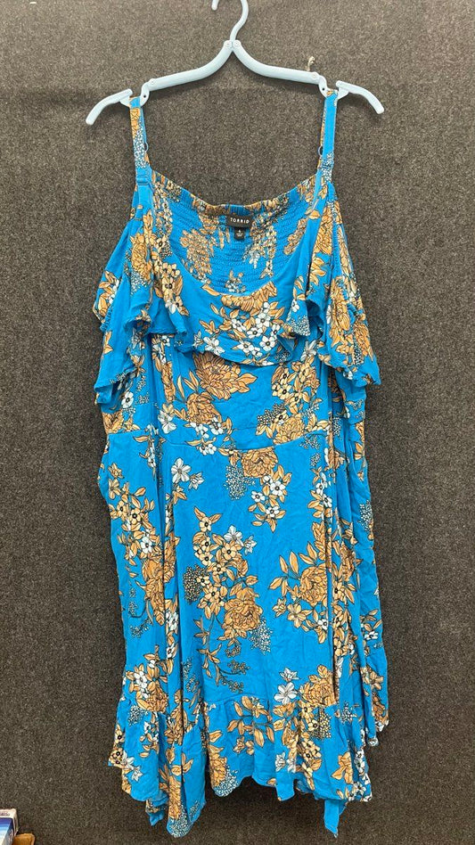 Torrid women’s Teal Dress Size 6