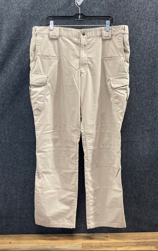 5.11 Tactical Men's Brown Ripstop Cargo Work Pants Sz 40x34