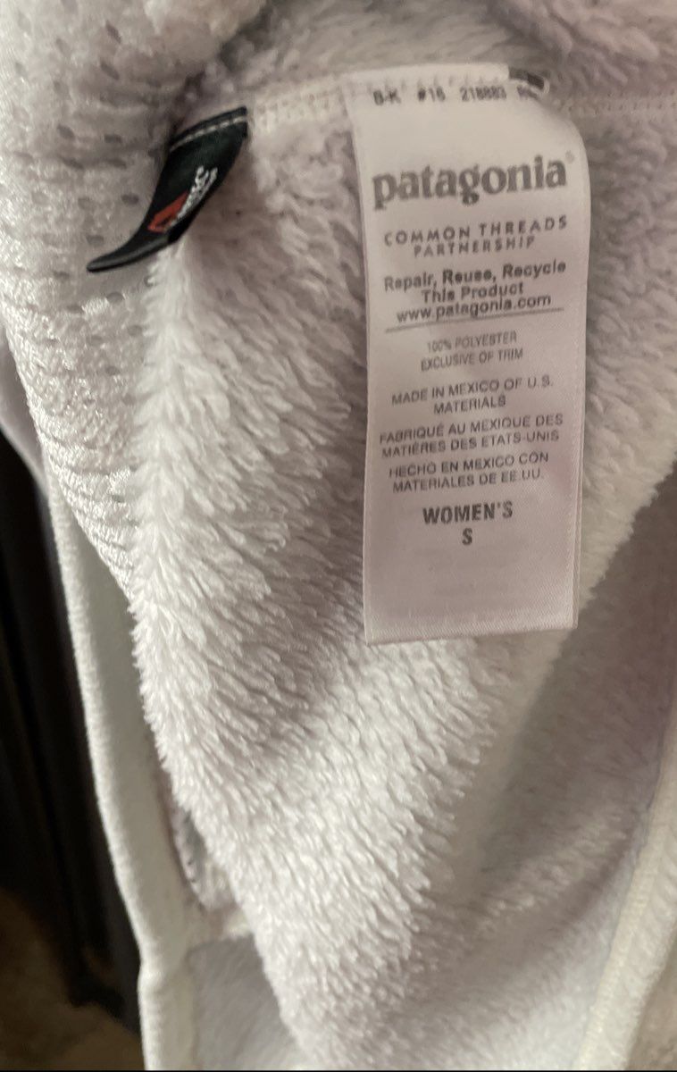 Patagonia Women's Los Gatos 1/4 Snap Fleece Pullover Light Blue Sz S