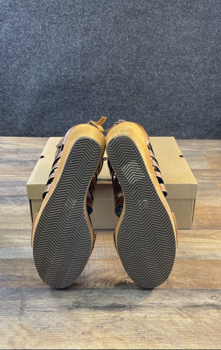 Lane Becca Wedge Desert Clay Gladiator Sandals NWT Women's 9