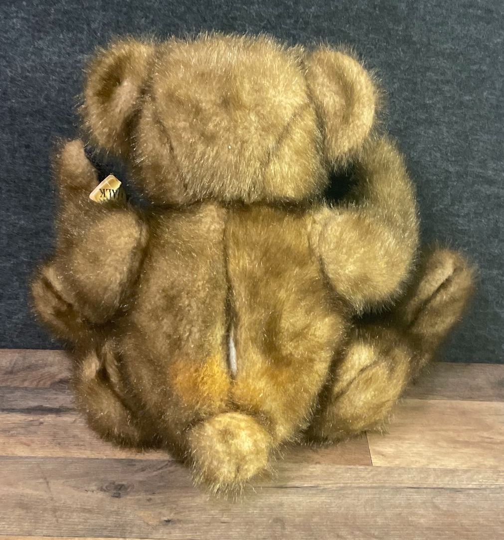 2002 Dan Dee 100th Anniversary Teddy Bear Plush Collector Blue Velvet Paws