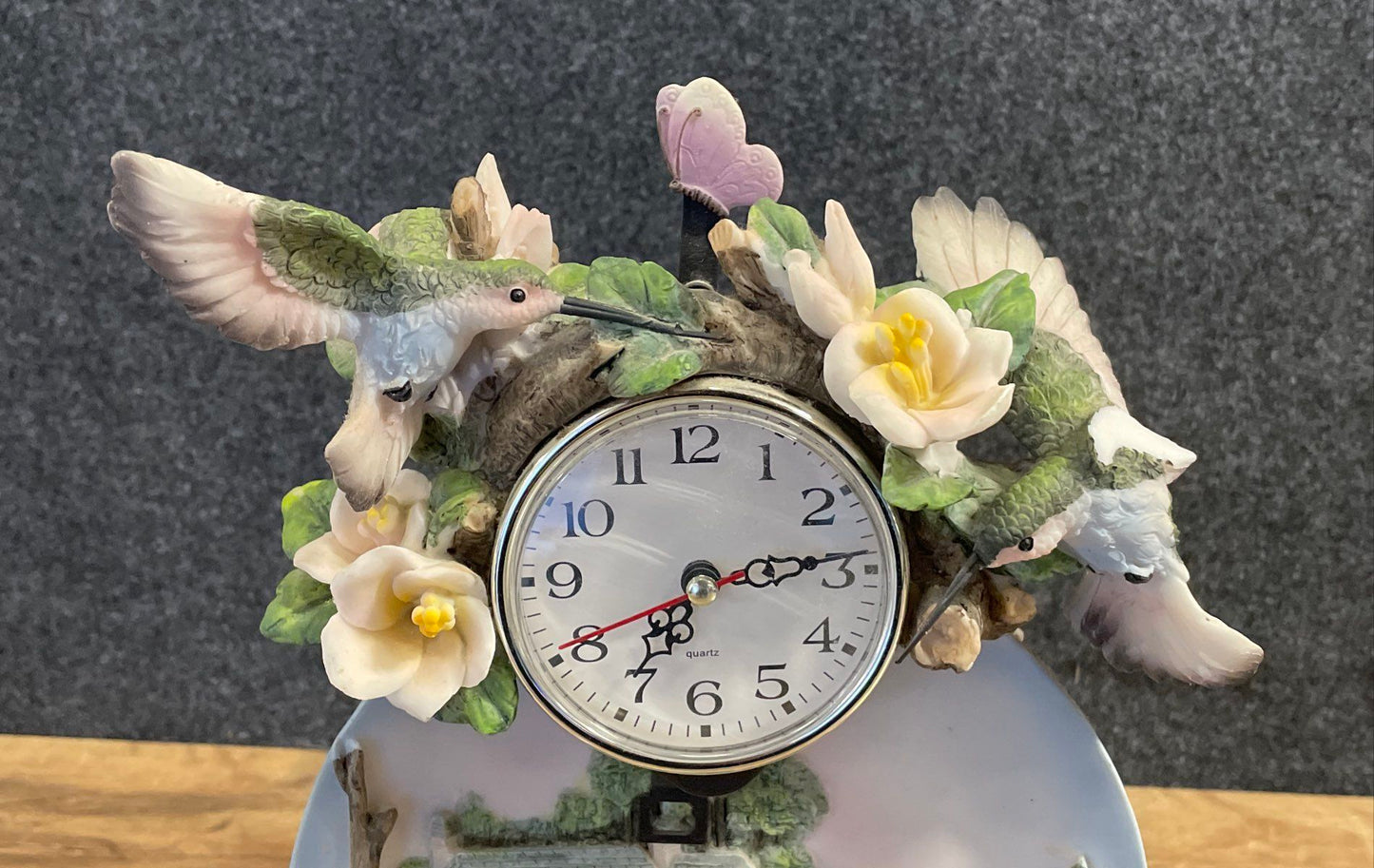 Hummingbird Mantel Clock
