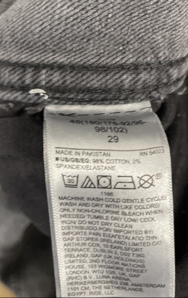 Gap Women's Grey High Rise Vintage Slim Button Fly Jeans Sz 8/29