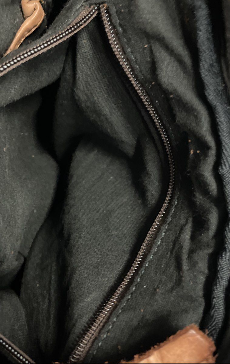 Harbour 2nd Tan Leather Crossbody Messenger Bag Branded Webbed Strap