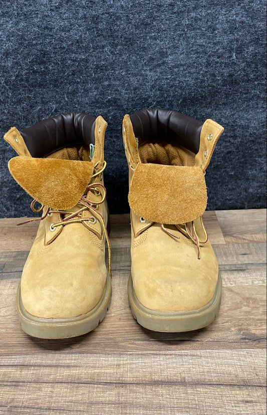 Timberland 6-Inch Premium Waterproof Boots Wheat Tan Size 8 W
