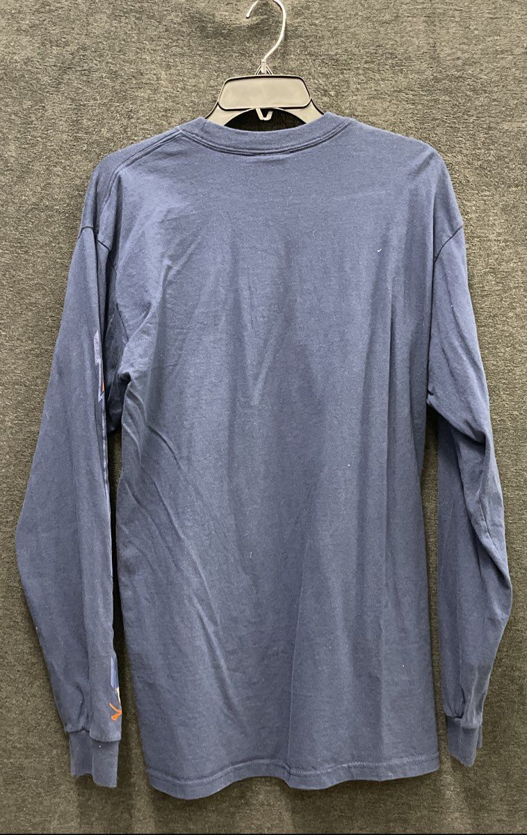 Nike Men's Vintage Y2K Virginia Cavaliers Long Sleeve T-Shirt Navy Blue Size M