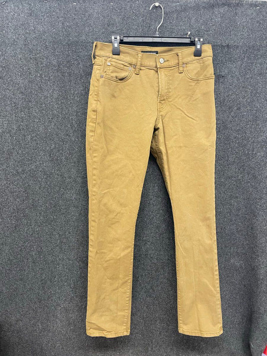 Lucky Brand Men's Khaki 5-Pocket Straight Leg Twill Pants Sz 30x32