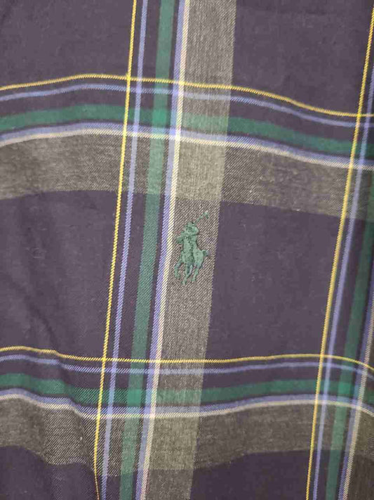 Vintage 90s Ralph Lauren Men's Blake Plaid Long Sleeve Shirt Size L