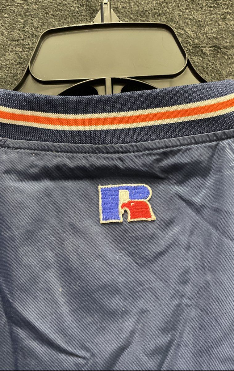 Vintage 90s Russell Athletic Virginia Men's Pullover Windbreaker Navy XXL