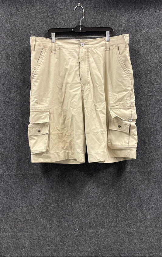 Levi's Men's Quad Cargo Shorts Khaki Tan Cotton Casual Size 40