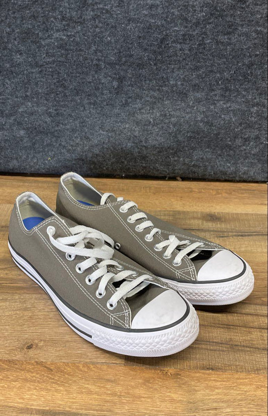 Converse Chuck Taylor All Star Low Top Grey Canvas Sneakers Men's Size 9