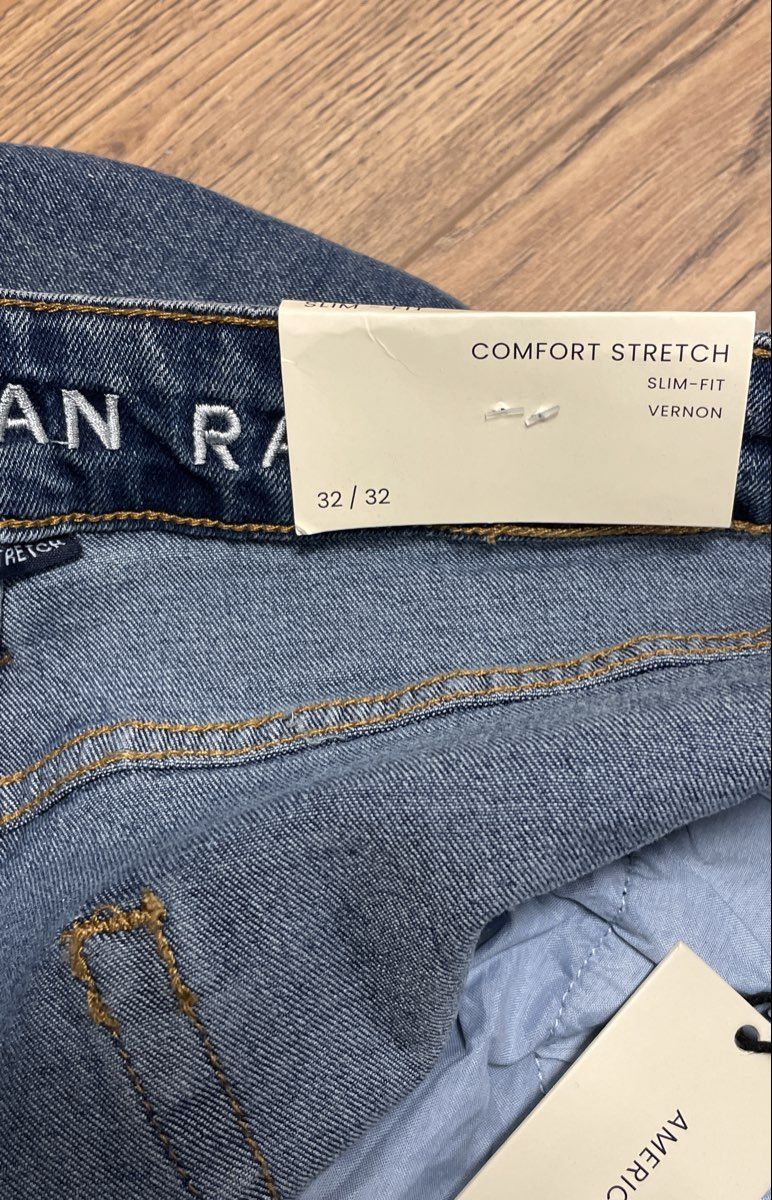 American Rag Men's Vernon Slim Fit Comfort Stretch Jeans Blue 32x32 NWT