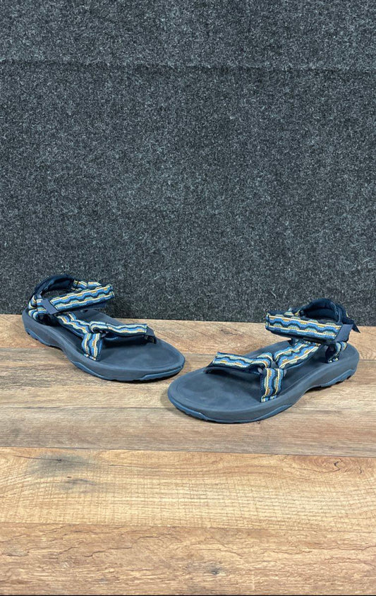 Teva Hurricane XLT2 Blue Patterned Sport Sandals Size 4