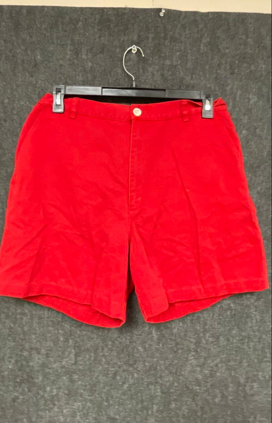 Lauren Ralph Lauren Women's Red Cotton Chino Shorts Vintage 90s Sz 14