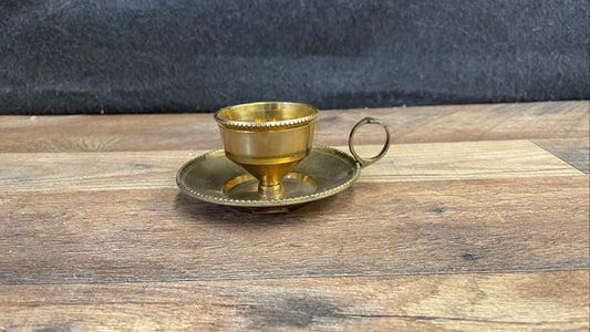 Vintage Style Brass Candlestick