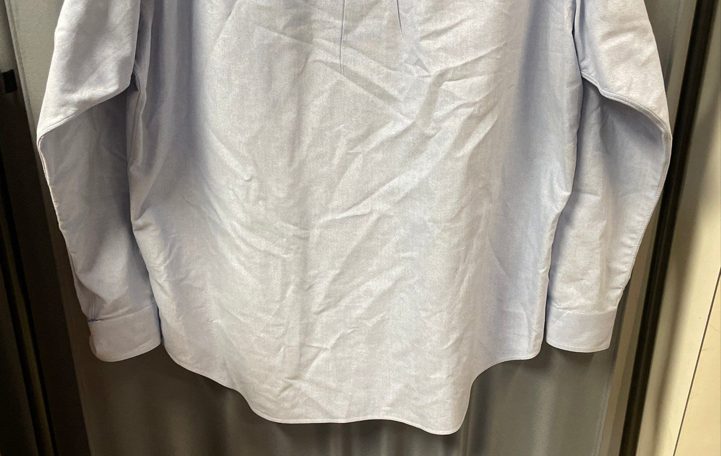 Ralph Lauren Men's Blue Yarmouth Button Down Oxford Long Sleeve Shirt Sz 16.5/35