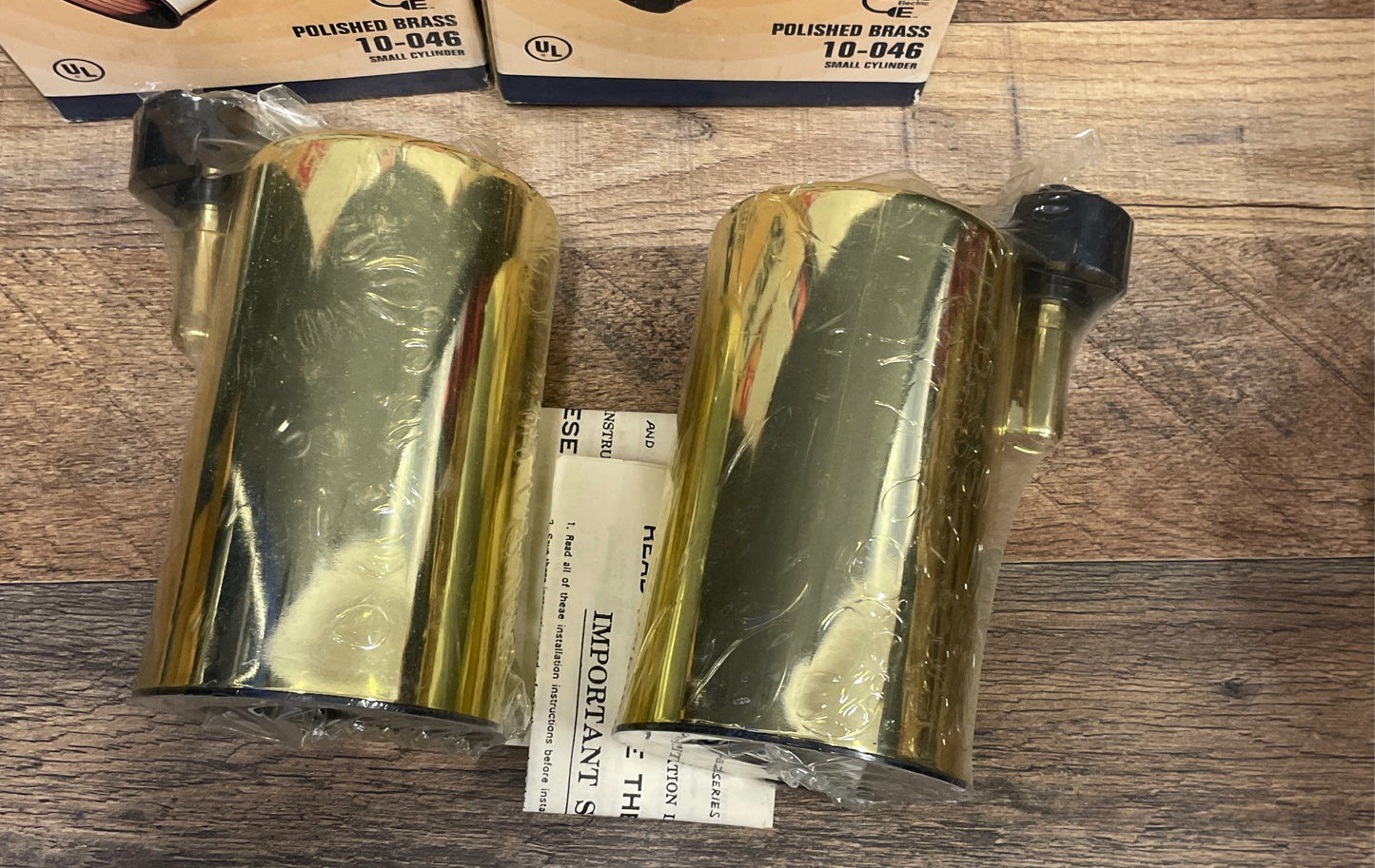 Lot Of 2 Vintage Lumin Polished Brass 10-046 Track Lighting Fixtures