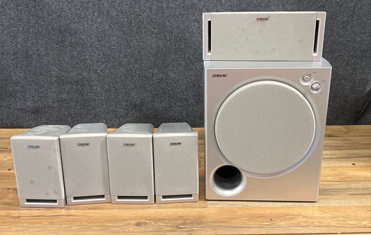 Vintage Sony 5.1 Home Theater Speaker System SA-WMSP85 SS-MSP95 Lot