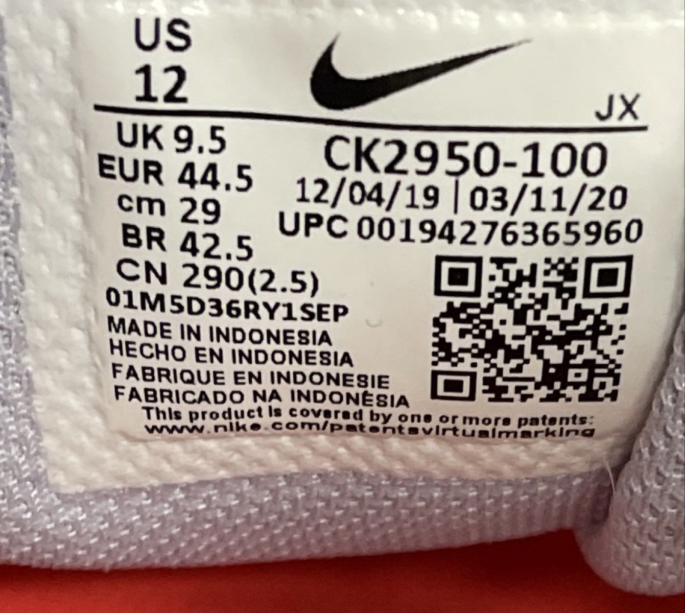 Nike Air Zoom Division White Pale Ivory Men's Running Shoes Size 12