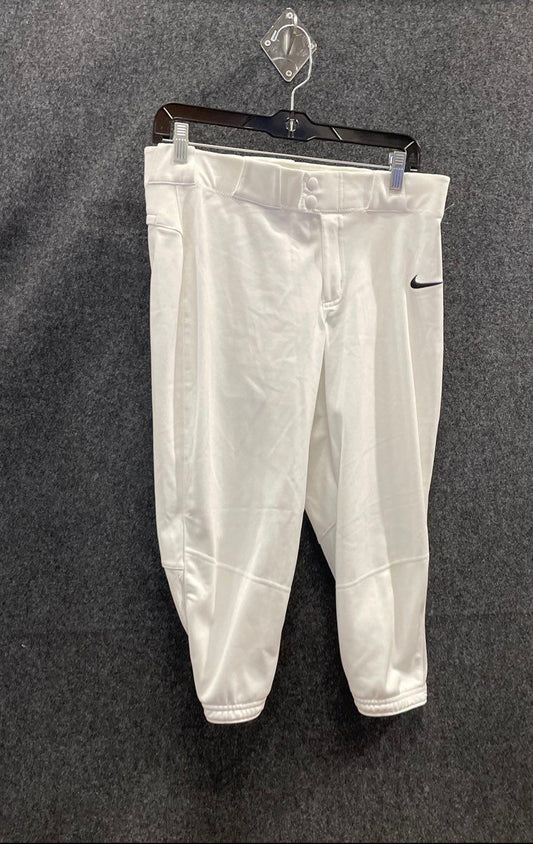 Nike Women's White Softball Pants Size M NWT AV6642-100 Performance Athletic