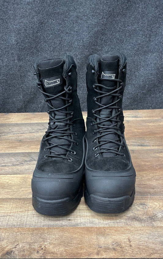 Rocky Blizzardstalker Waterproof Black Outdoor Hunting Boots Men's Size 13