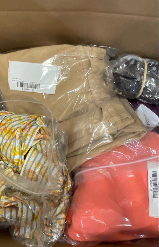 20 Lb Bulk Lot Assorted Clothing Ralph Lauren Carhartt J Crew Reseller Mixed