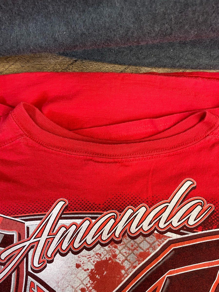 Amanda Whaley Signed Autograph Dirt Track Racing T-Shirt #4 Wild Child Sz Youth