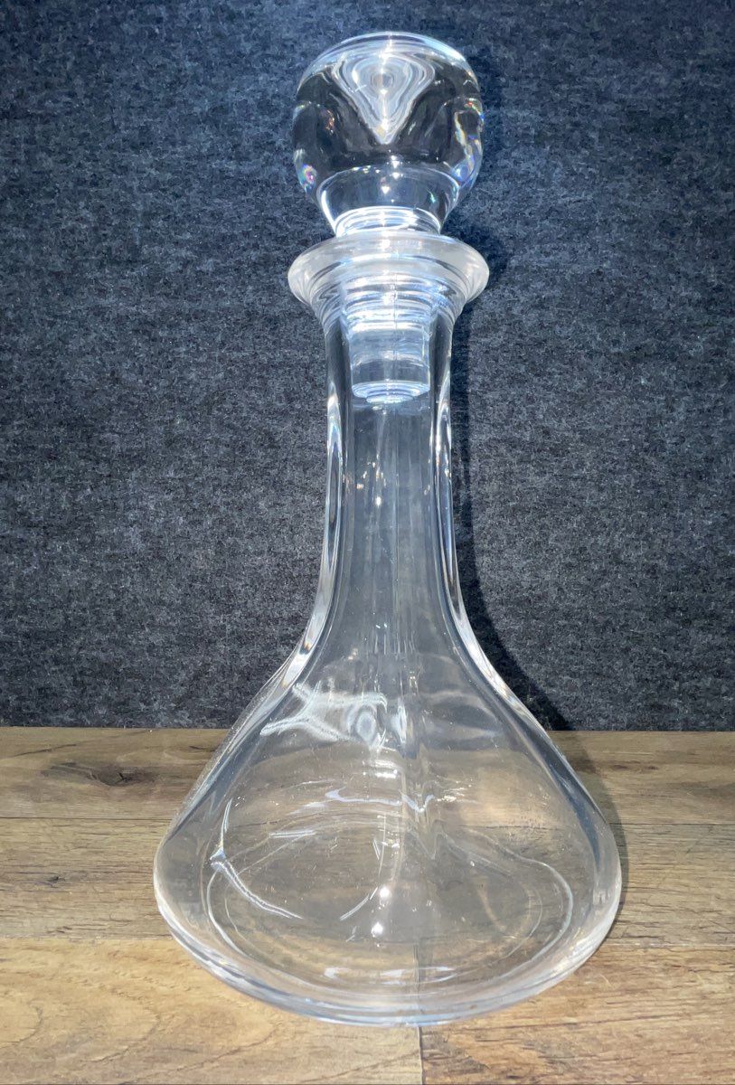 Cristal France, Genuine 24% Lead Crystal Decater w/ Stopper