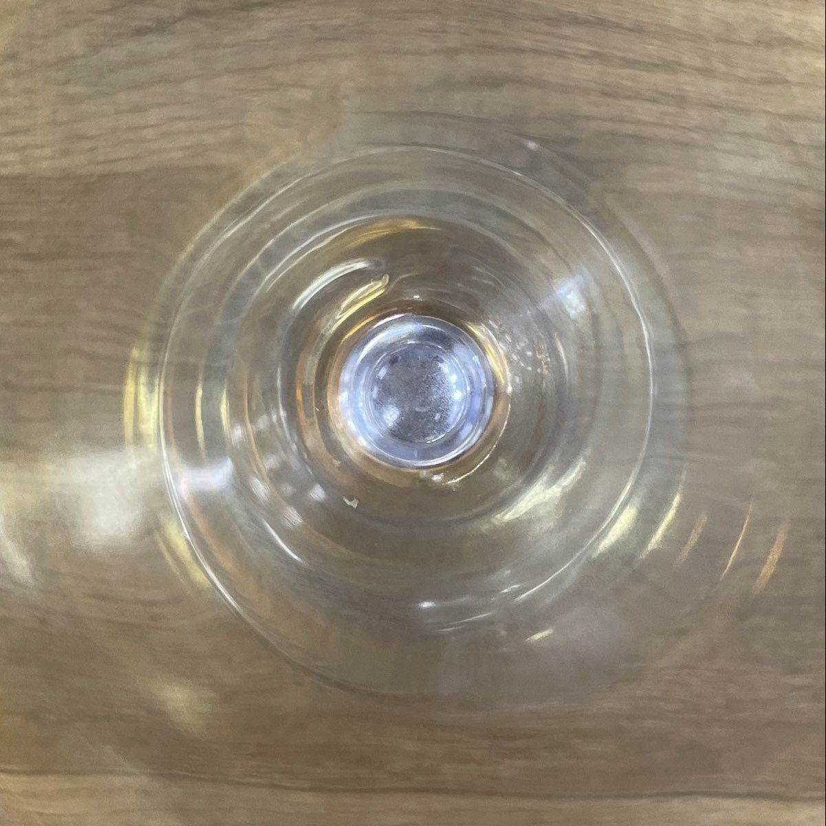 (5) Set of Amber Glass Goblets