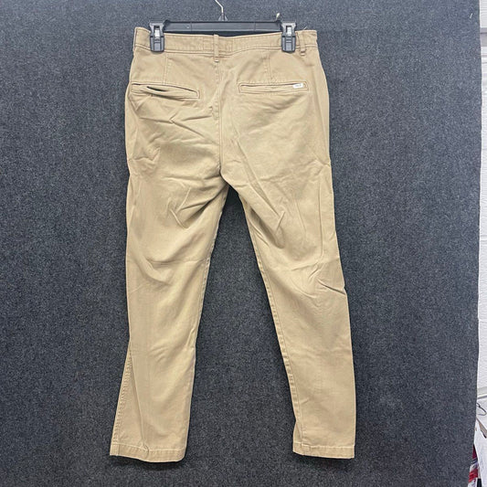 Abercrombie & Fitch Men's Tan Khaki Chino Pants 100% Cotton Sz 28x30