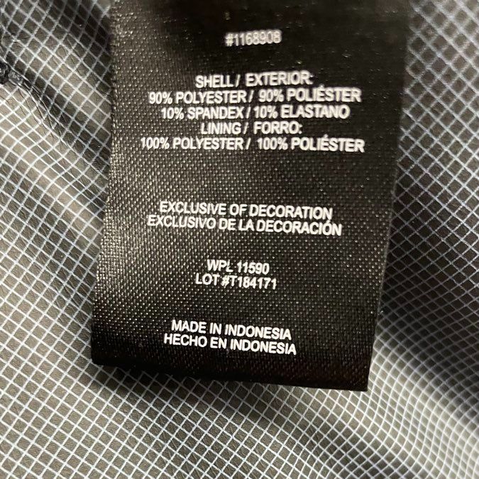 32° Cool Women's Gray Hooded Full Zip Lightweight Windbreaker Jacket Size XL