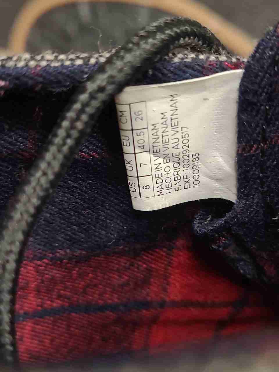TOMS Ashland Grey Herringbone Black Men's Chukka Boots Size 8