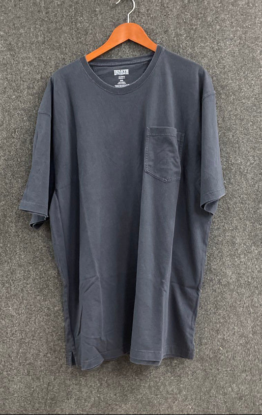 Duluth Trading Co Men's Navy Relaxed Fit Longtail T Pocket T-Shirt Sz 2XL