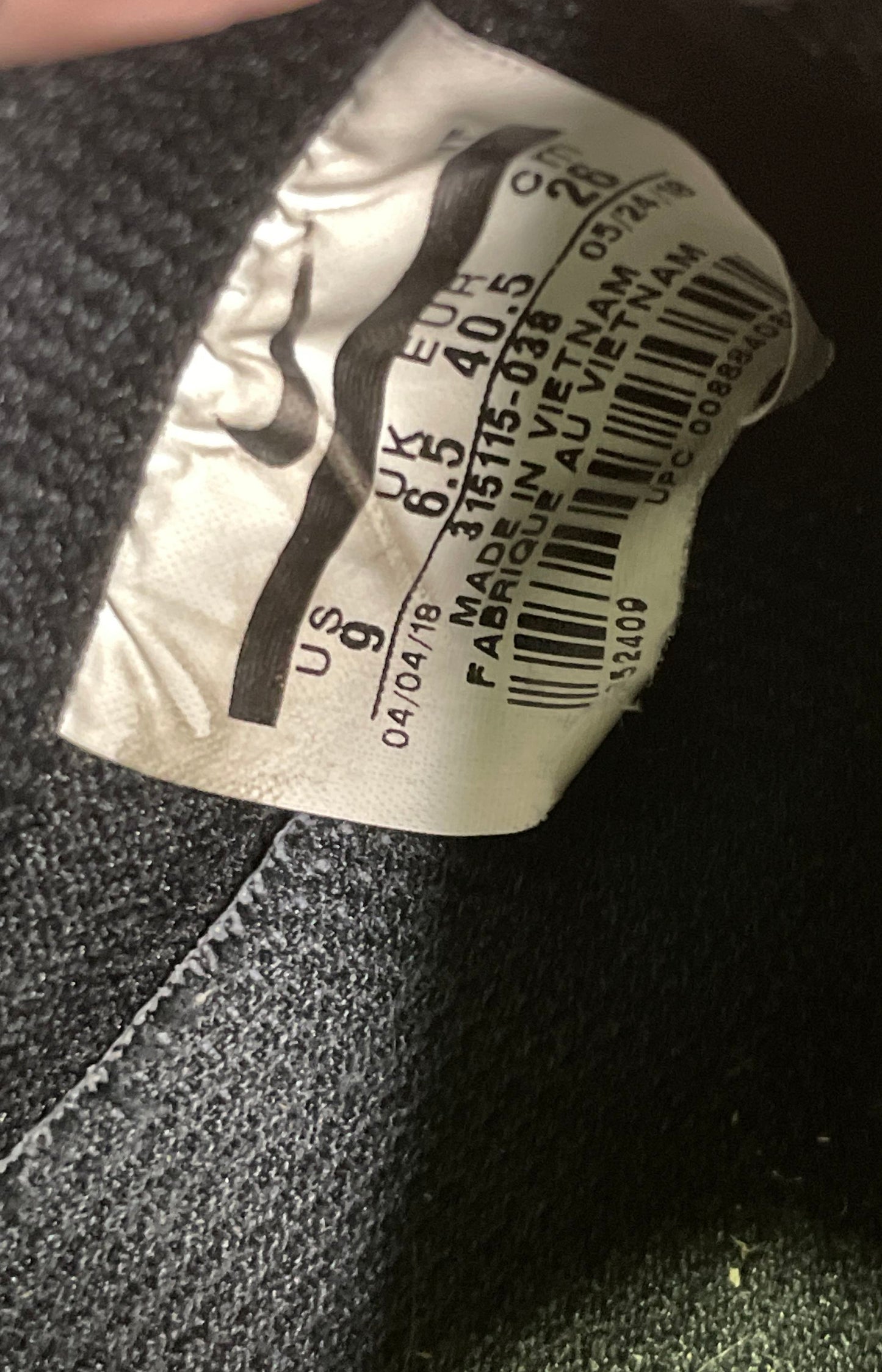 Nike Air Force 1 Low Triple Black Leather Women's Sneakers Size 9