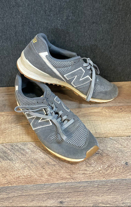 New Balance 996 Grey Houndstooth Women's Lifestyle Sneakers WL996LX2 Size 10