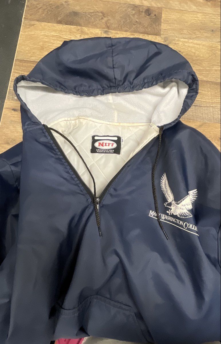 Vintage 90s Neff Women's Mary Washington College Eagles Cheerleader Jacket Sz M