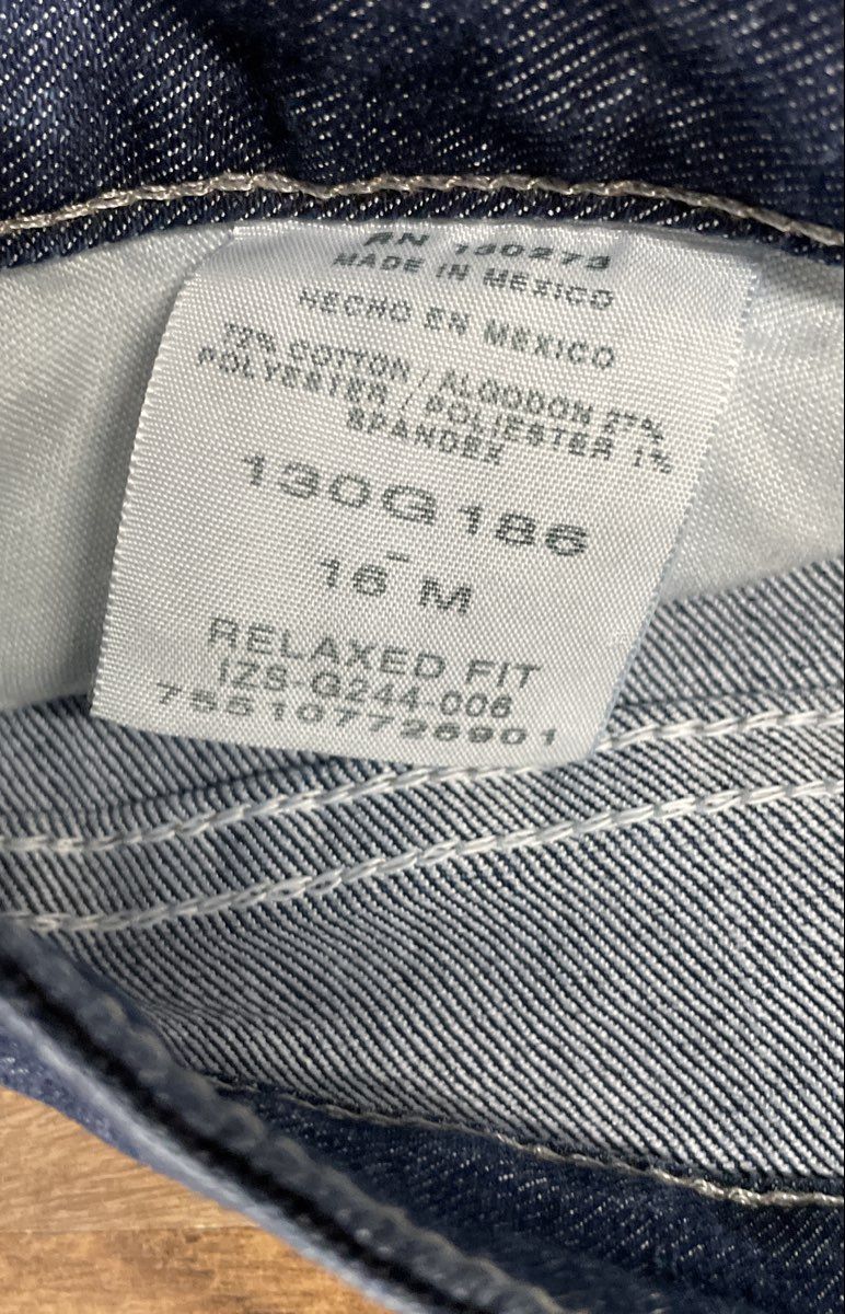 Riders by Lee Women's Blue Relaxed Fit Denim Jeans Sz 16 M