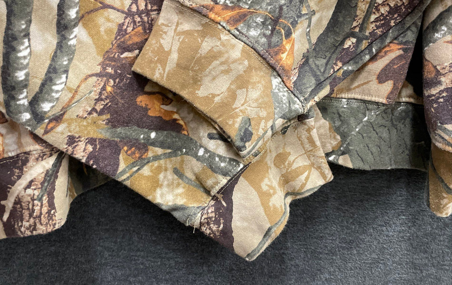 Outfitters Ridge Men's Sweatshirt Fusion 3-D Camo Crewneck Brown Sz 3XL