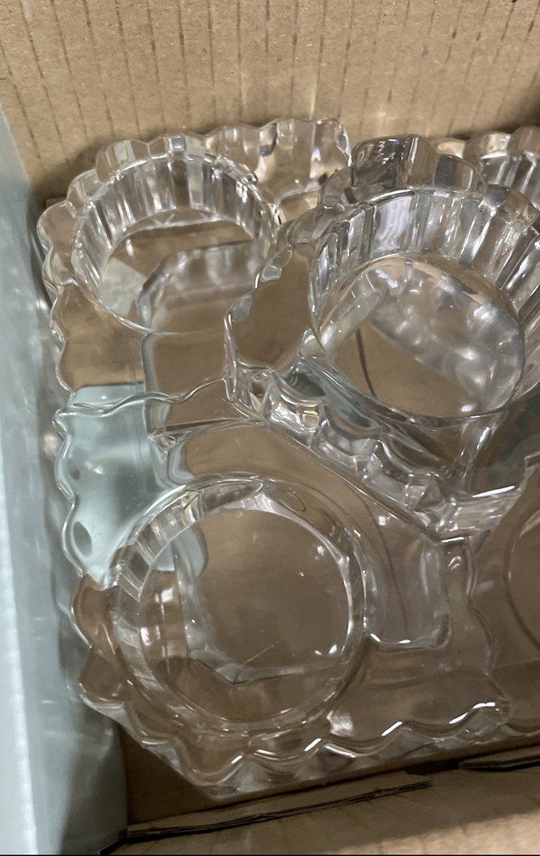 NIB PartyLite Crystal Castle Candle Holder