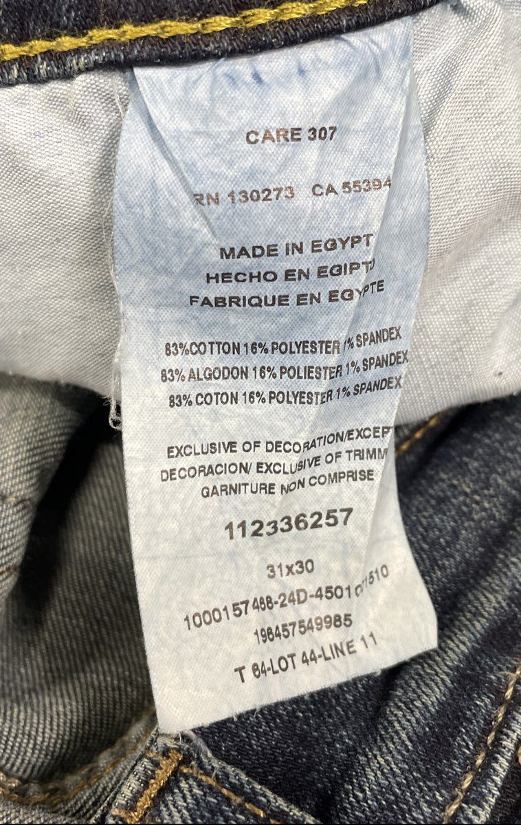 Wrangler Men's Blue Slim Straight Jeans 31x30