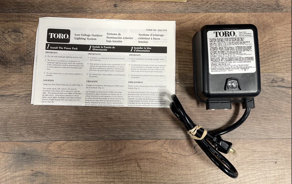 Toro VariSet Photocell Power Pack 56 Watts *IOB*